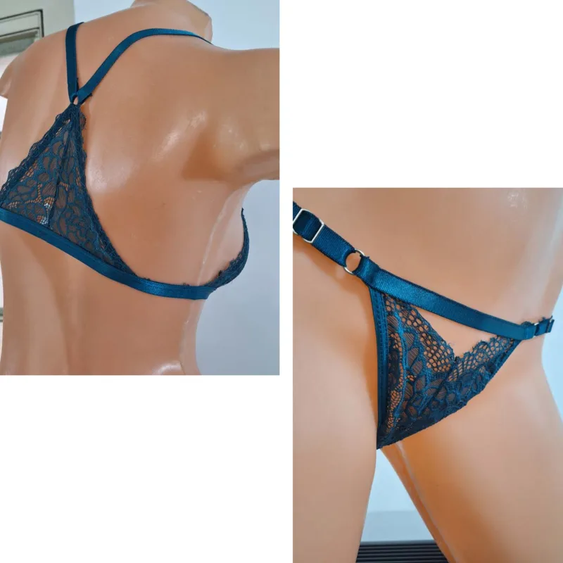 Conjunto Lenceria Encaje (art 5110) Talle 85 al 100