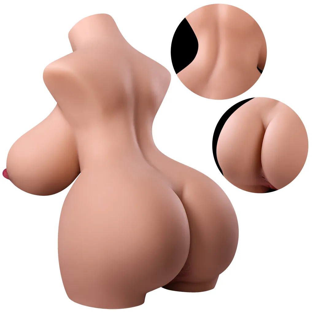 Torso Masturbador pecho vagina ano 30cm: imagen 4