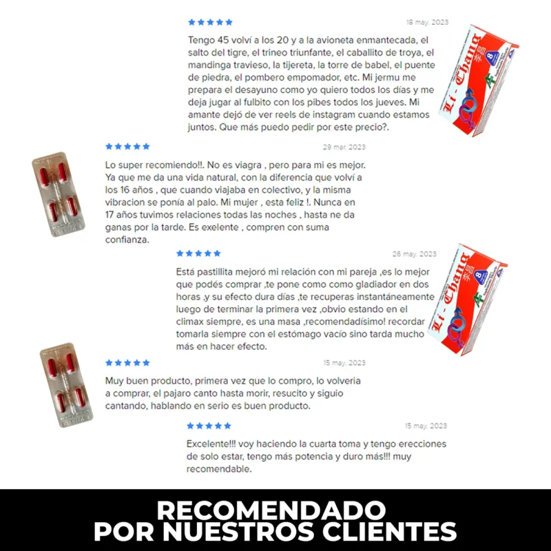 Li Chang 24 Capsulas (3x8) - Vigor Masculino