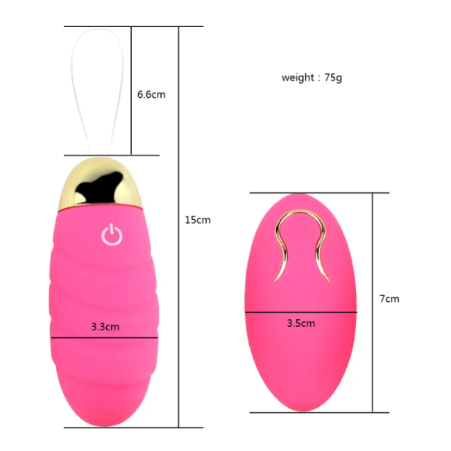 Huevo Bala vibradora con Control Inalambrico - Imagen 3