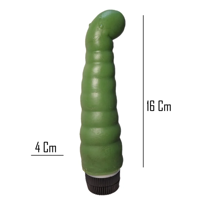 Consolador Vibrador Dino Lino 16x4