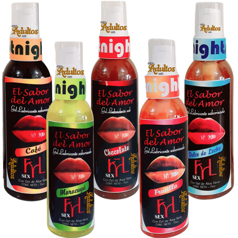Kit Gel Anal - Lubricante Saborizado Comestible - Gel Calor Diablo FYL