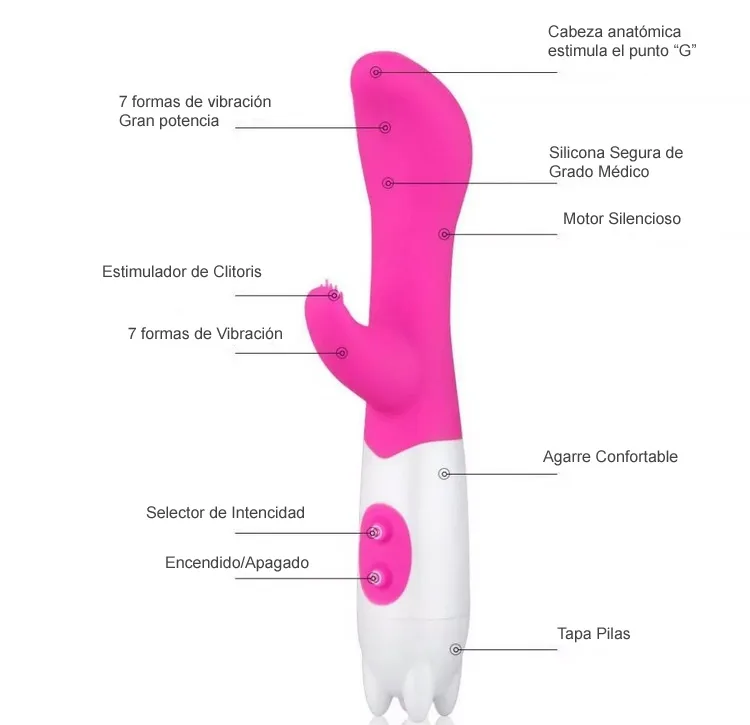 Dual G-Spot 7X - Consolador Vibrador - Imagen 4