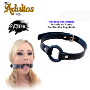 Mordaza de Cuero con Argolla - Aro - Amarre