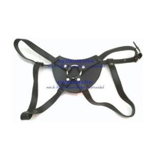 Arnes Cuero Reforzado Regulable - Con Hebillas